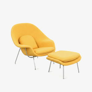 Modern Accent Lounge Chair with Ottoman – Cozy Upholstered Reading Chair for Living Room & Bedroom