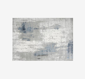 Chris Modern Abstract Line Art Area Rug | High-Low Textured Geometric Carpet