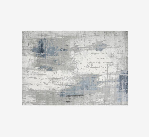 Chris Modern Abstract Line Art Area Rug | High-Low Textured Geometric Carpet