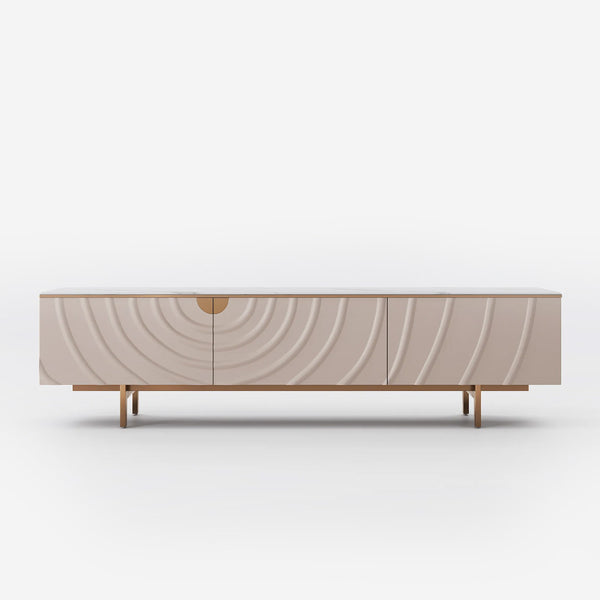 Wave-Pattern TV Stand