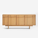 Functional Solid Wood Sideboard Cabinet