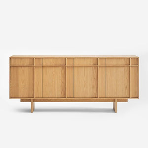 Functional Solid Wood Sideboard Cabinet
