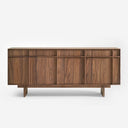Functional Solid Wood Sideboard Cabinet