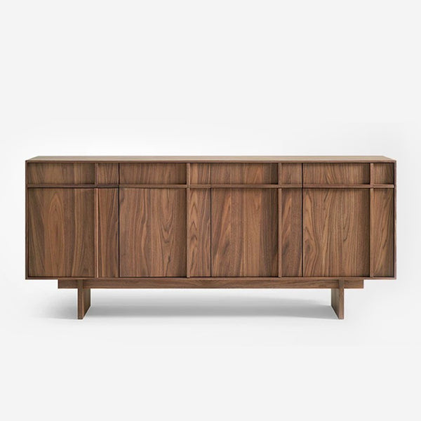 Functional Solid Wood Sideboard Cabinet