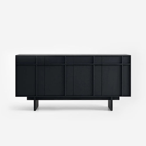 Functional Solid Wood Sideboard Cabinet