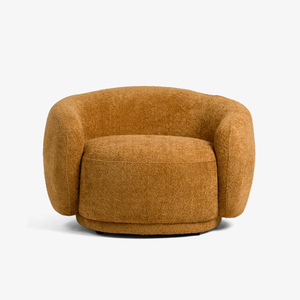 Curved Pea-Shaped Armchair