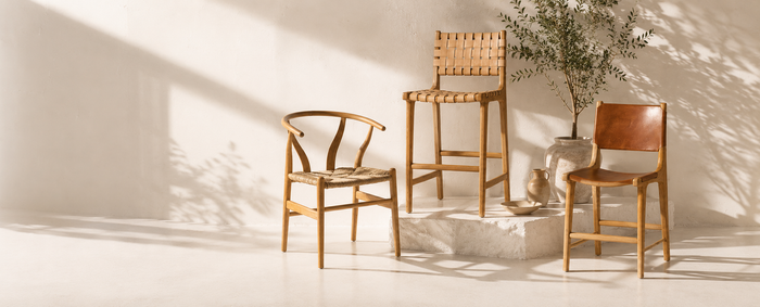 Dining tables and chairs at Pacific Nook