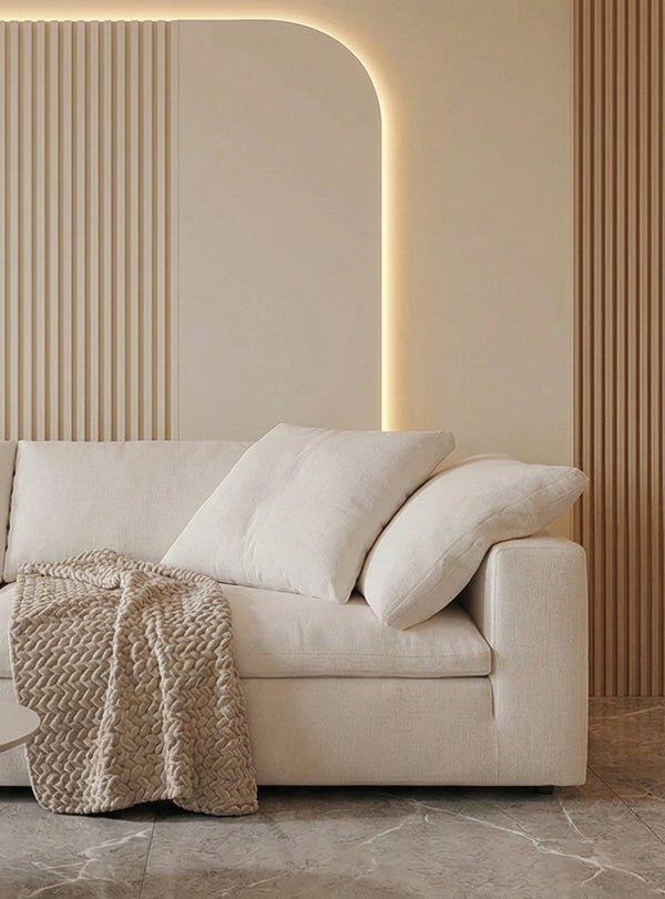 Fluffy 2-Seater Sofa