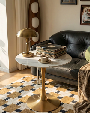 Modern Sintered Stone Side Table