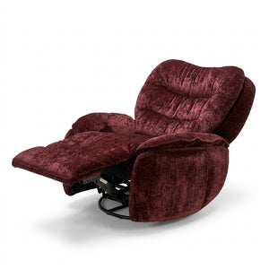 Plush Tufted Chenille Power Recliner Chair