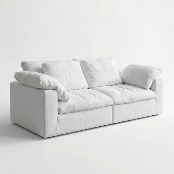 Fluffy 2-Seater Sectional Sofa