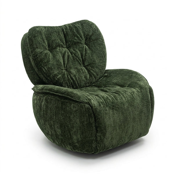 Plush Tufted Chenille Power Recliner Chair