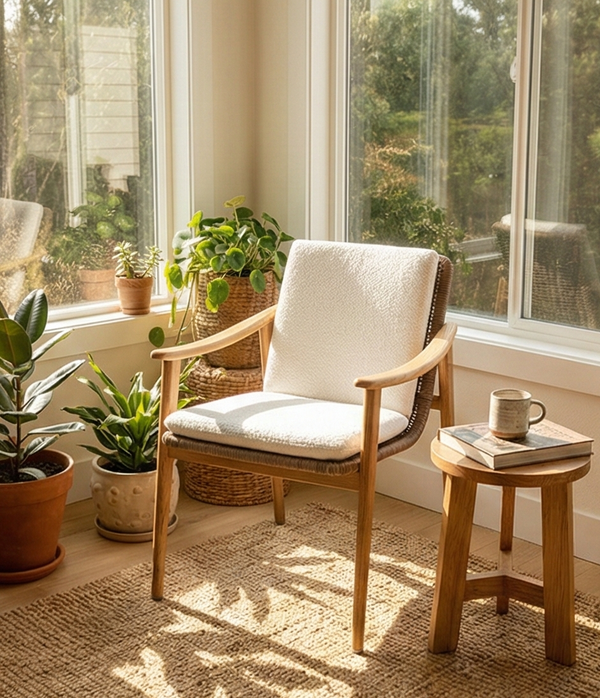 Solid Teak Outdoor Dining Chair