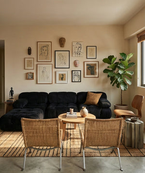 Bouclé Cube Modular Sofa