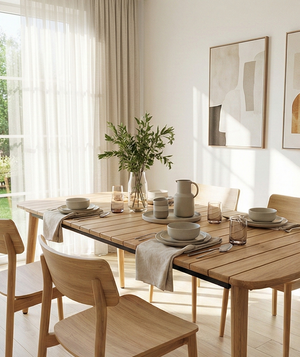 Solid Teak Outdoor Dining Table