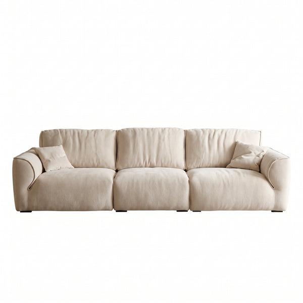Modern  Oversized Chenille Cloud Sofa with Adjustable Backrest