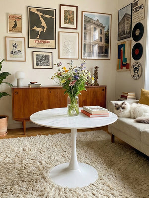 Modern Sintered Stone Side Table