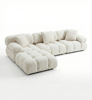 Bouclé Cube Modular Sofa