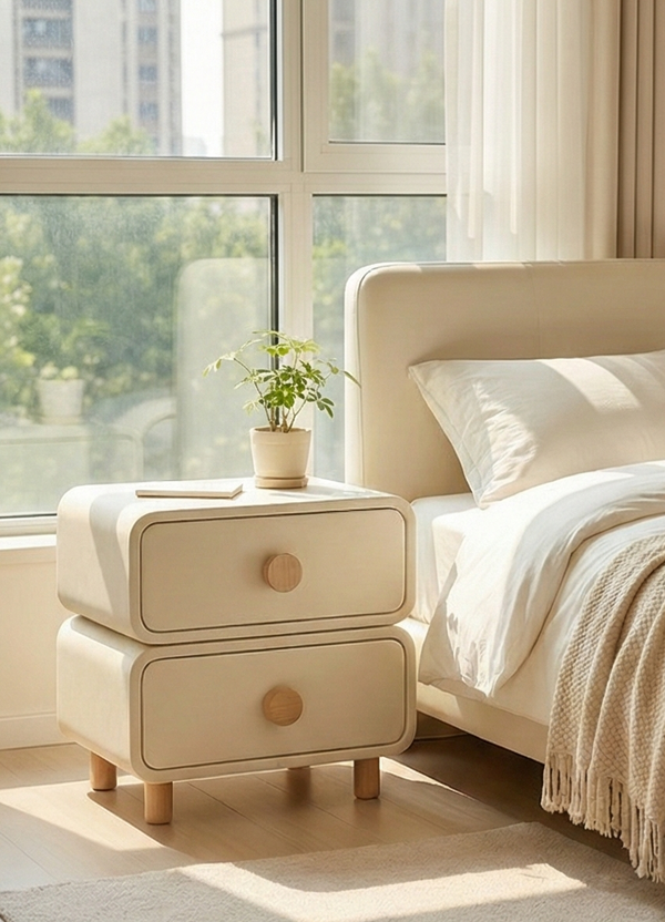 Gentle Curve Nightstand