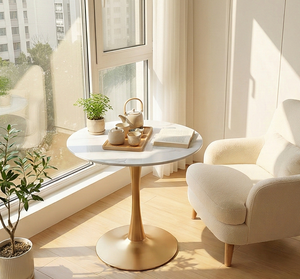 Modern Sintered Stone Side Table