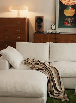 Fluffy 4-Piece L-Shaped Sectional with Chaise