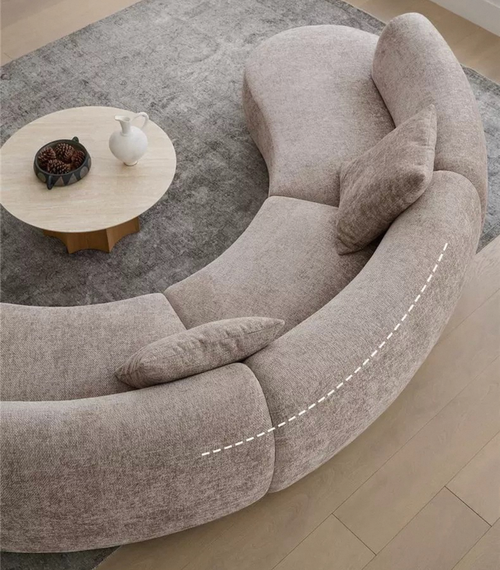 Modern Curved Sofa