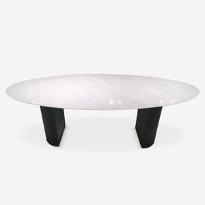 Oval Marble Dining Table