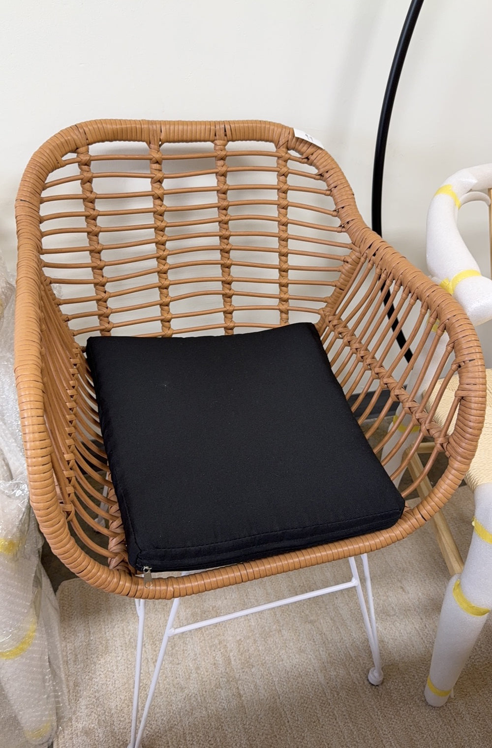 Outdoor Rattan Chair with Cushion