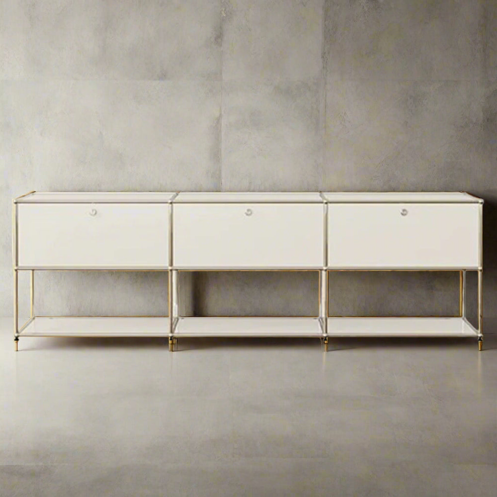 Geometric Minimalist Sideboard