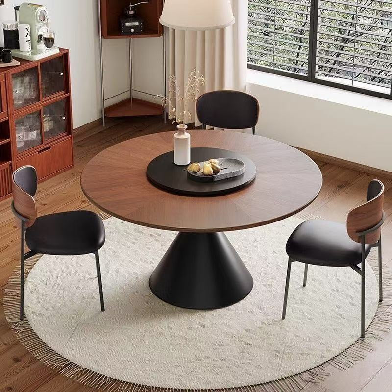 Round Wooden Dining Table