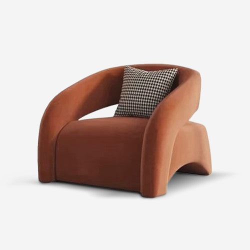 Arc-Shaped Accent Chair