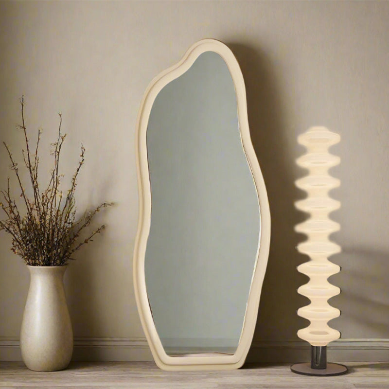 Velvet-Framed Mirror
