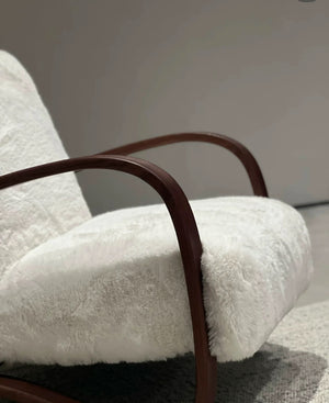 Irregular Armrest Lounge Chair