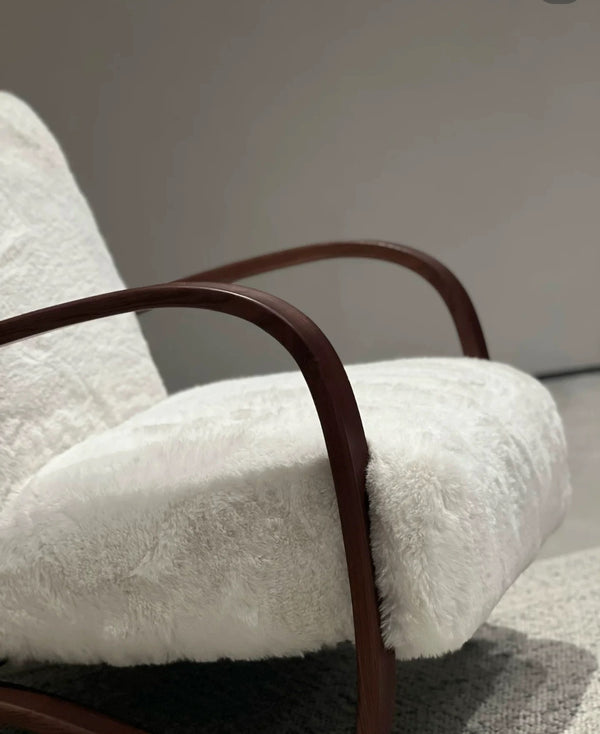 Irregular Armrest Lounge Chair