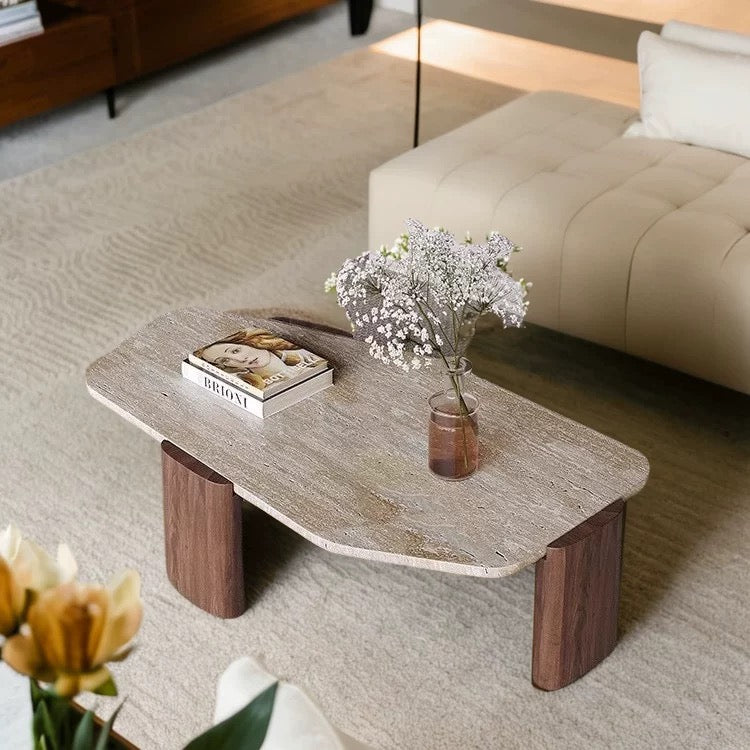 Travertine Coffee Table