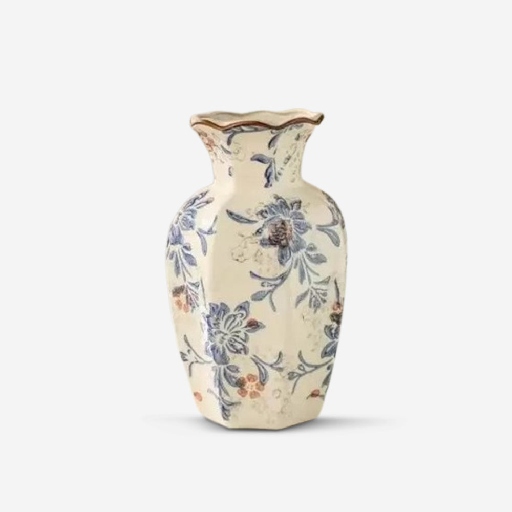 Blue Rose Vase
