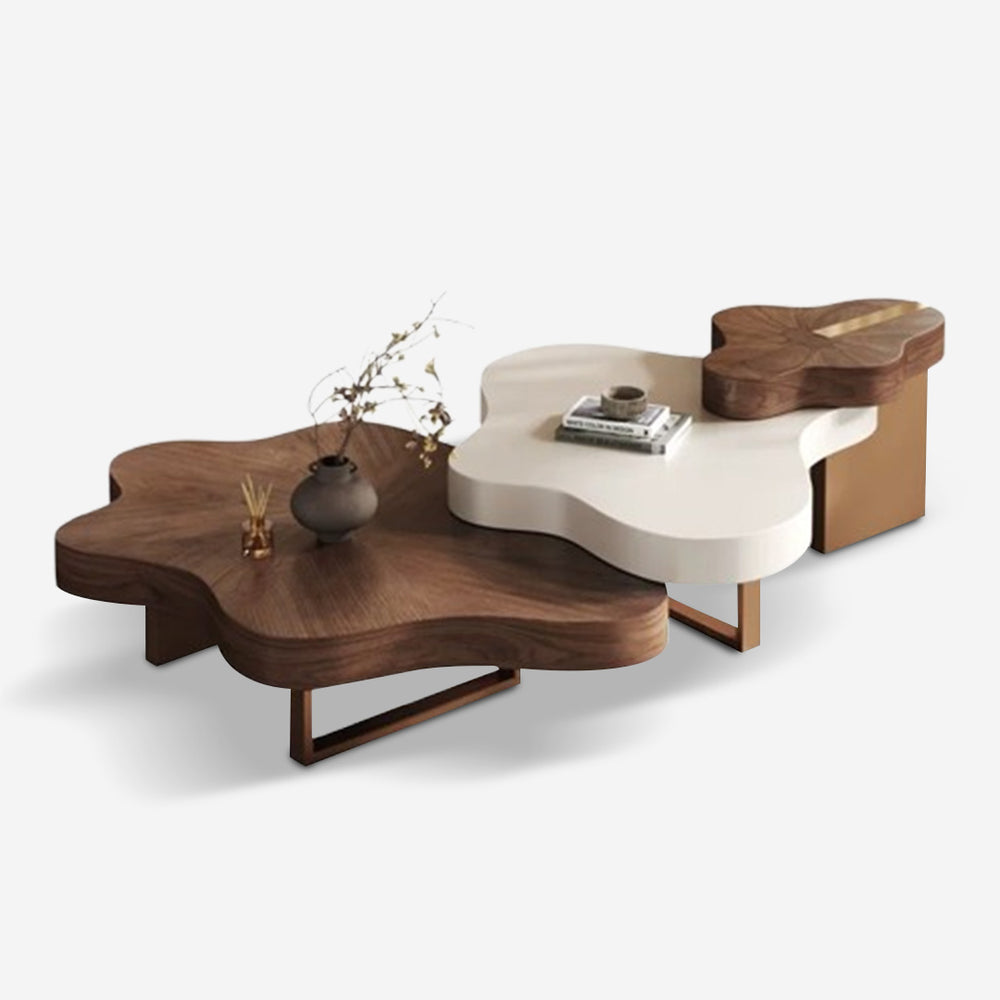 Cloud-Shaped Coffee Table Set