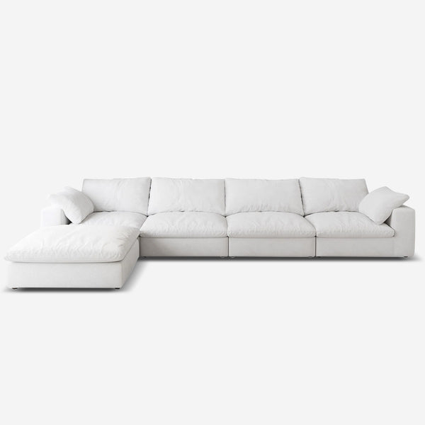 Fluffy 4-Piece L-Shaped Sectional with Chaise