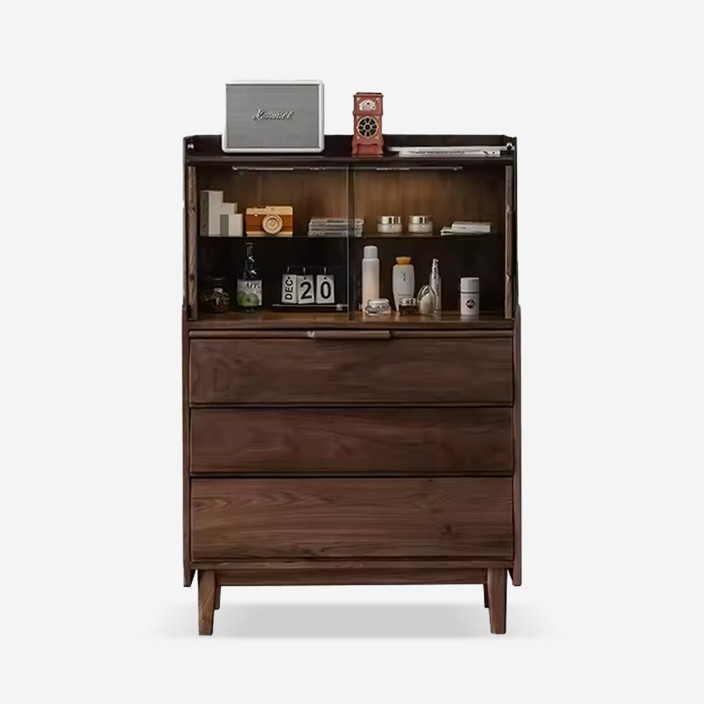 Glass Display Storage Cabinet