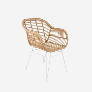 Outdoor Rattan Chair with Cushion