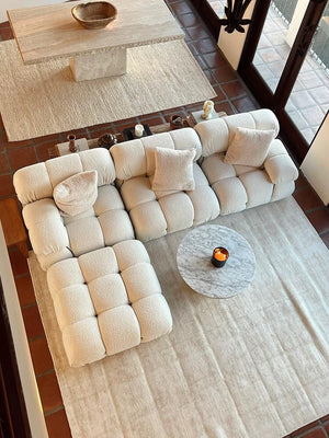 Bouclé Cube Modular Sofa