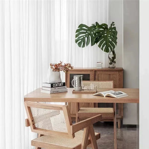 Solid Wood & Acrylic Desk