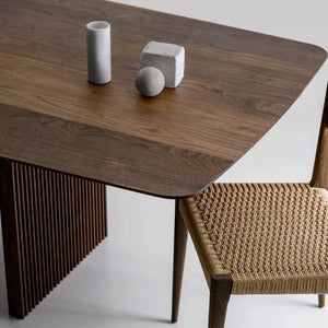 Minimalist Solid Wood Dining Table
