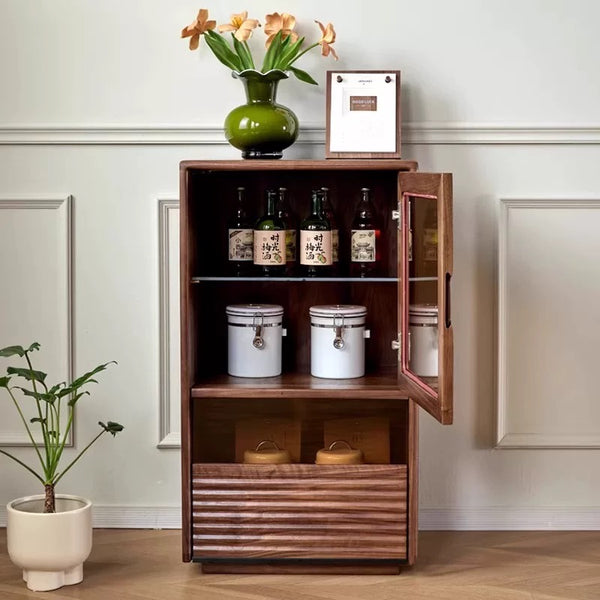 Solid Wood Corner Cabinet