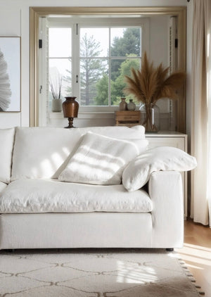 Fluffy Straight Sofa