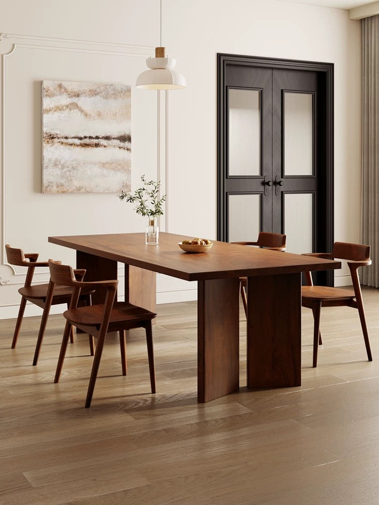 Splay Leg Solid Wood Dining Table