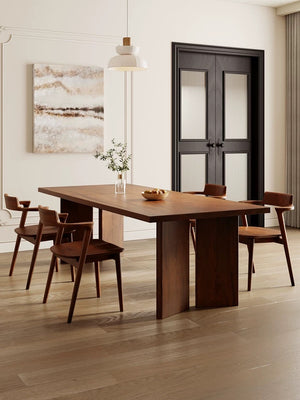 Splay Leg Solid Wood Dining Table