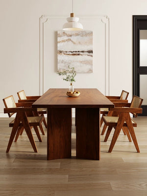 Splay Leg Solid Wood Dining Table
