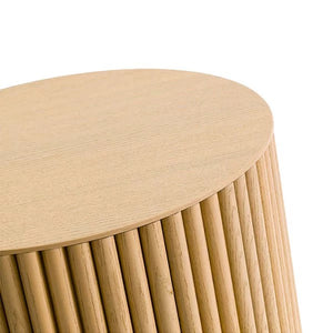 Roman Column Solid Wood Coffee Table