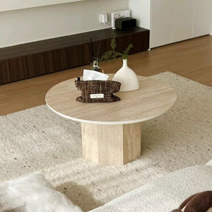 Travertine Sintered Stone Coffee Table